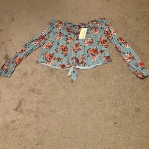 Off the shoulder blouse